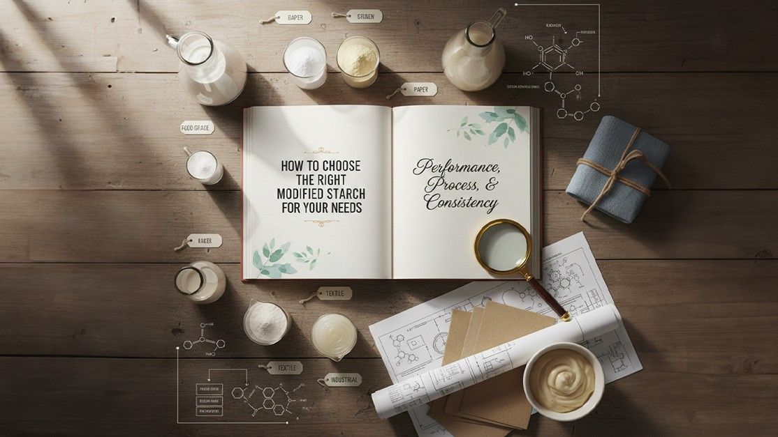 Guide to selecting the right modified starch for industrial applications in India